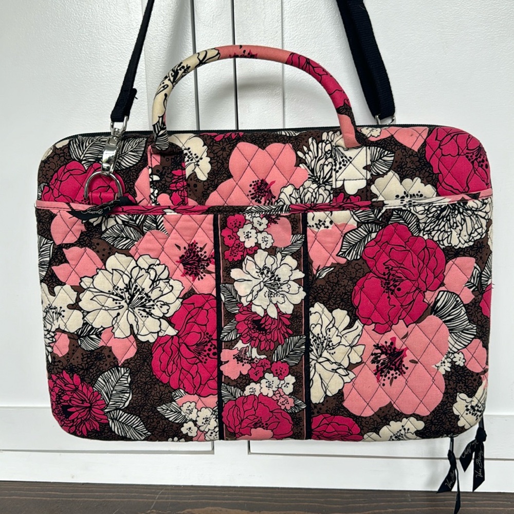 Vera Bradley Laptop / Computer / IPad Holder Hard Bag, Perfect Condition